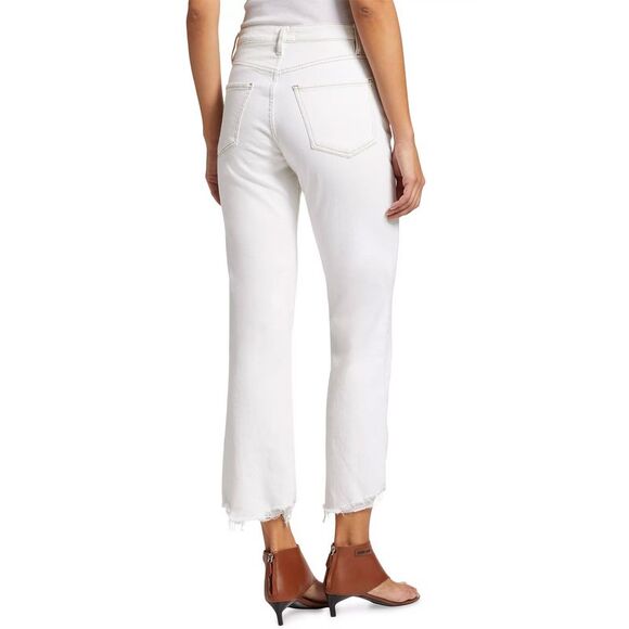 Frame Womens Le Jane High Rise Ankle Wide Leg Jeans 25 Au Natural - NWT $278 - Picture 3 of 7